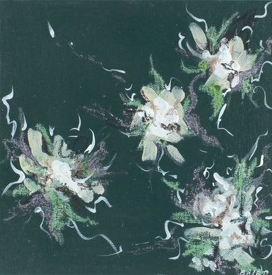 Abstract Florals Green