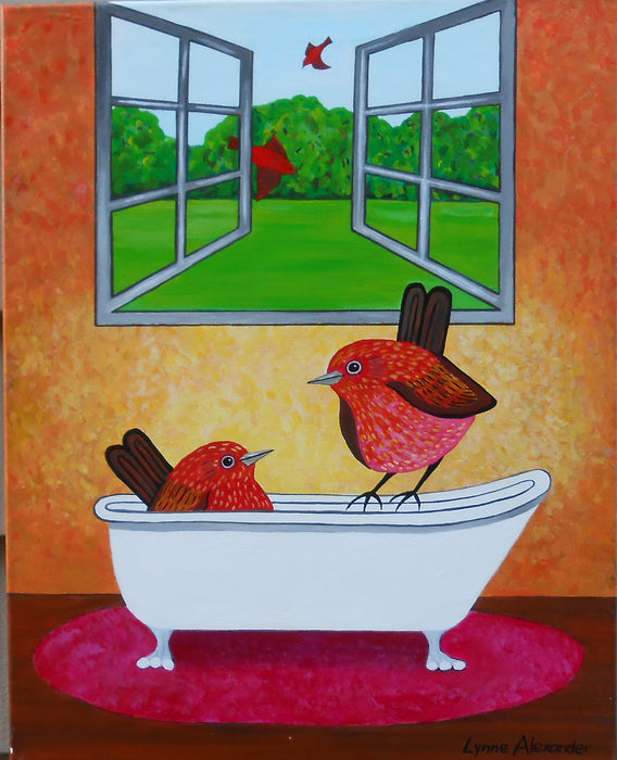 Birds in the Bathtub