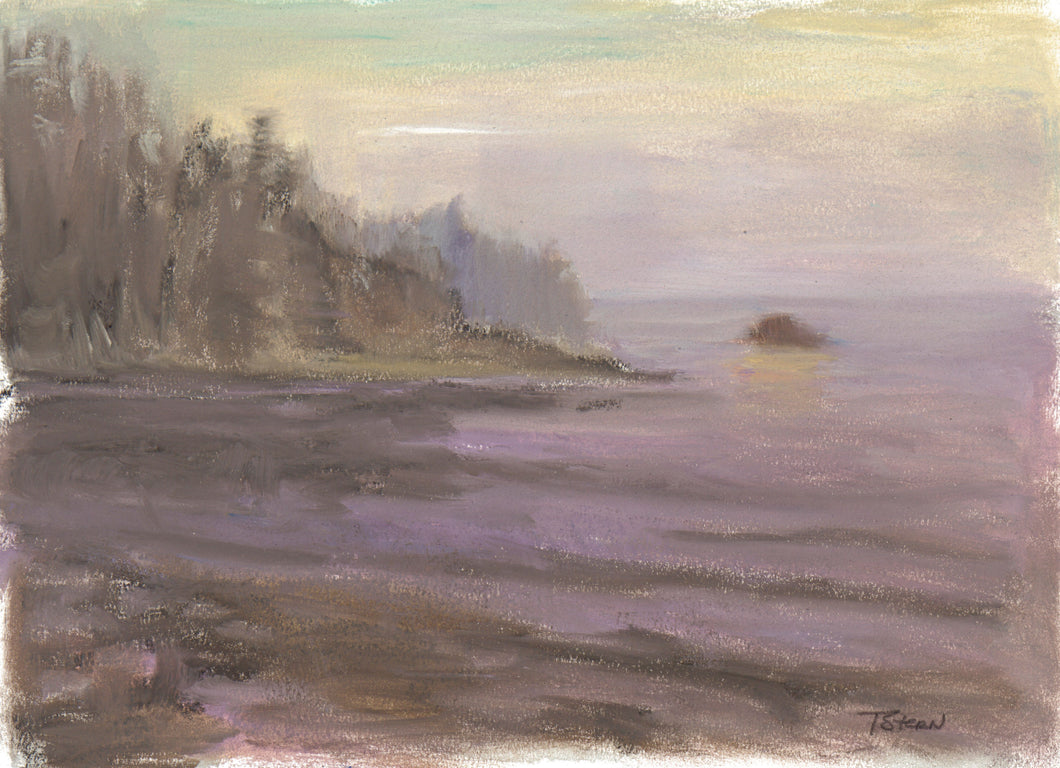 Fog at Sunset Bay