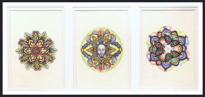 Sitting Zen in Seattle (Triptych)