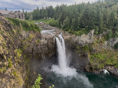 Snoqualmie Fall under Overcast Sky