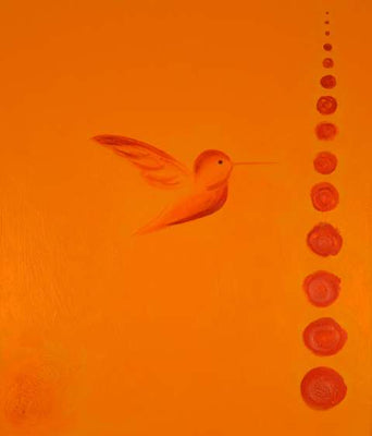 Orange Sunset Hummingbird