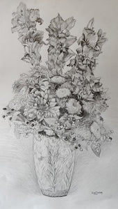 Farmer's Market Bouquet Drawing