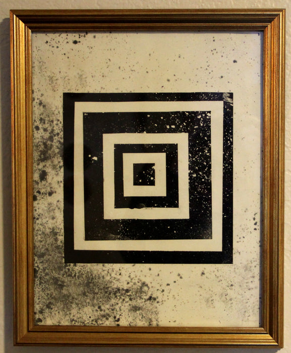 Black and White Screenprint