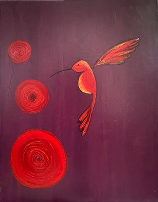 Poppy Hummingbird