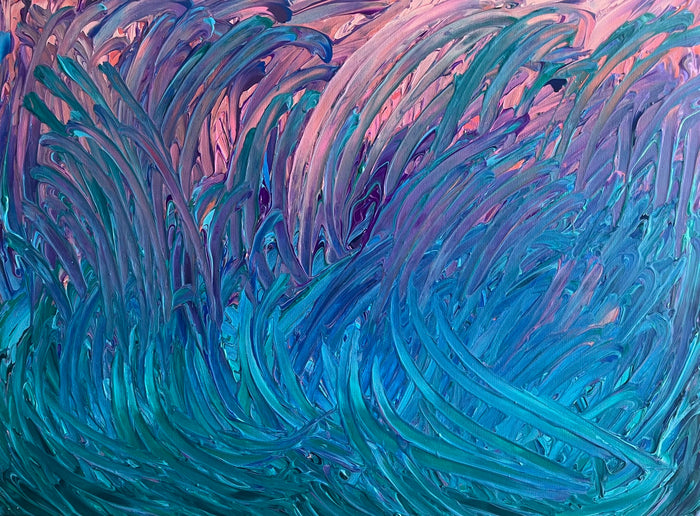 pink blue green