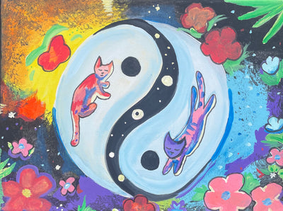 Yin-Yang with Cats