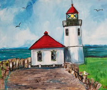 Load image into Gallery viewer, Lighthouse at Alki Point
