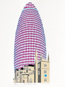 Pink Gherkin, London