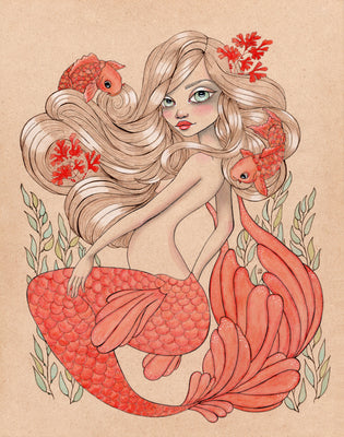 Swimming with Koi