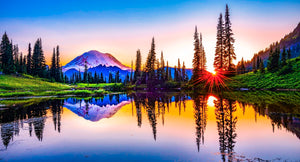 Tipsoo Lake at Mount Rainier