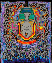 Load image into Gallery viewer, Interdimensional Aztec Sasquatch God on Stonewall
