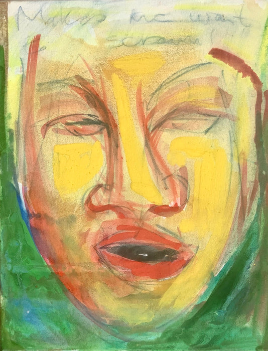 Untitled (screaming face)