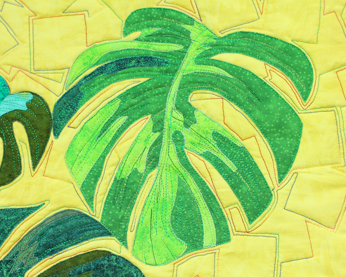 Monstera Deliciosa on Lime