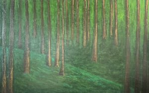"Morning Light In A Fir Forest"