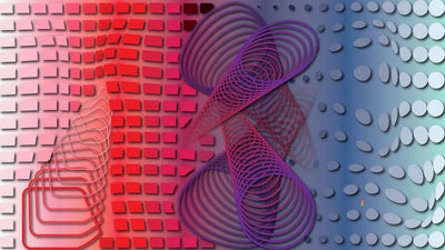 Transitions of Colors (from Red to Purple to Blue)