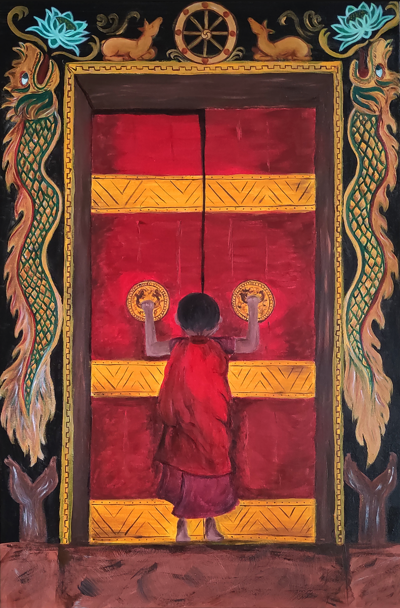 Burma's door