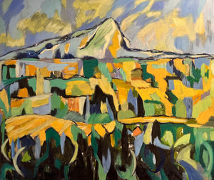 Mont St Victoire - after Cezanne