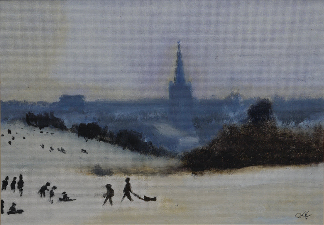 Study of “Norwich from the Heath” after Edward Seago (1910 - 1974)
