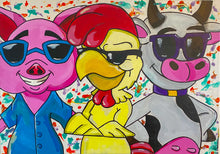 Load image into Gallery viewer, Gangsta Farm Yard Trio
