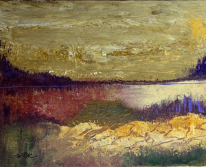 Green Sky over Water