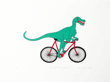 Load image into Gallery viewer, Cycling Velociraptor II
