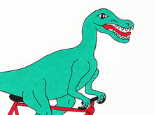 Load image into Gallery viewer, Cycling Velociraptor II
