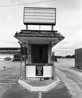 Valley 6 Drive-In: Ticket Booth, Front View