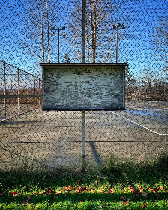 Empty billboard