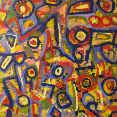 large abstract D