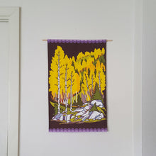 Load image into Gallery viewer, Aspen Forest Small Fabric Tapestry

