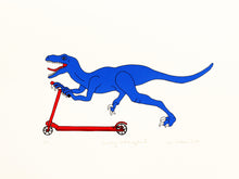 Load image into Gallery viewer, Scooting Velociraptor II
