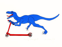 Load image into Gallery viewer, Scooting Velociraptor II
