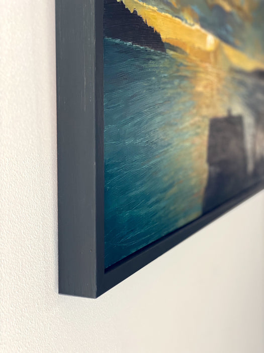 Then God smiled, And the darkness rolled up on one side