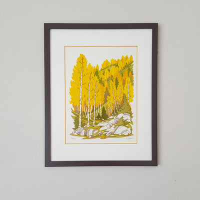 Yellow Aspen Landscape