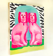 Load image into Gallery viewer, Pink Staffordshire Dogs
