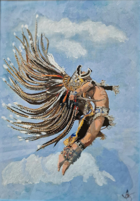 Aztec dancer