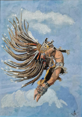 Aztec dancer